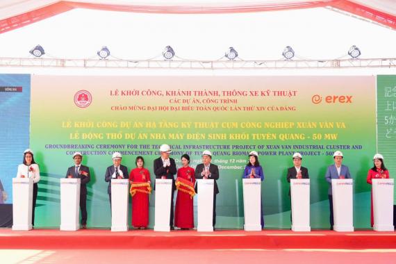 ĐỘNG THỔ DỰ ÁN NHÀ MÁY ĐIỆN SINH KHỐI TUYÊN QUANG